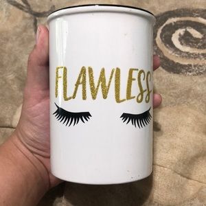 Makeup brush holder
